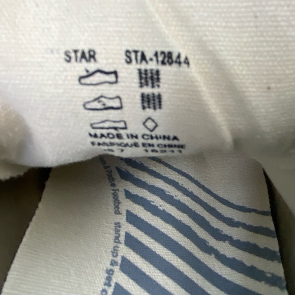 𝅺TAOS Womens Star STA-12844 Gray Canvas Low Top Lace Up Sneakers Shoes Size 7 - Picture 8 of 10